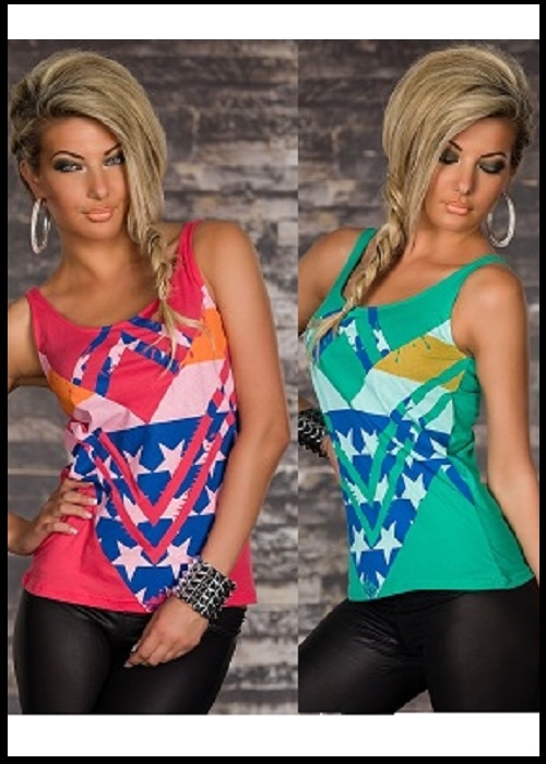 Fed print top